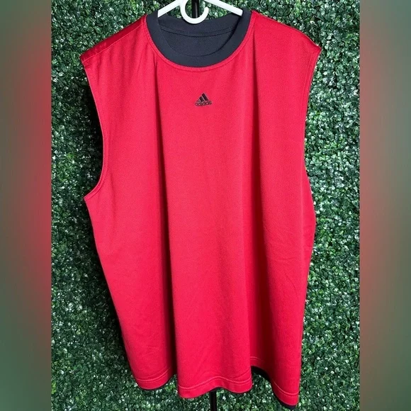 Adidas Vintage Y2K Reverseable Red and Black Basketball Jersey - Picture 8 of 10